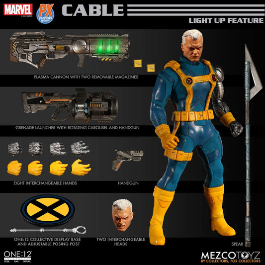 X-Men Cable 1990s Costume One:12 Collective Action Figure - Previews Exclusive