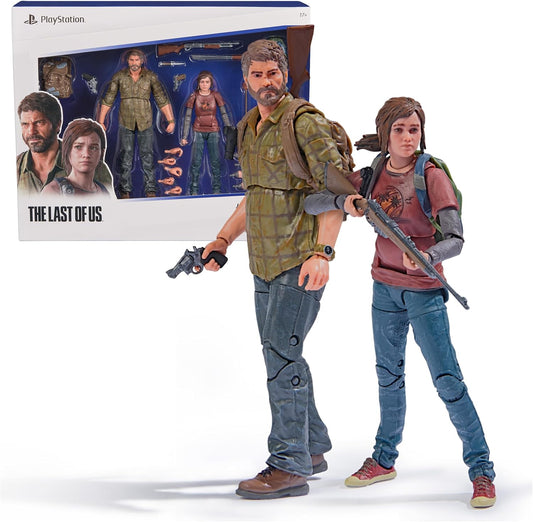 The Last of Us Shapes Collection Joel and Ellie 6-Inch Action Figure 2-Pack