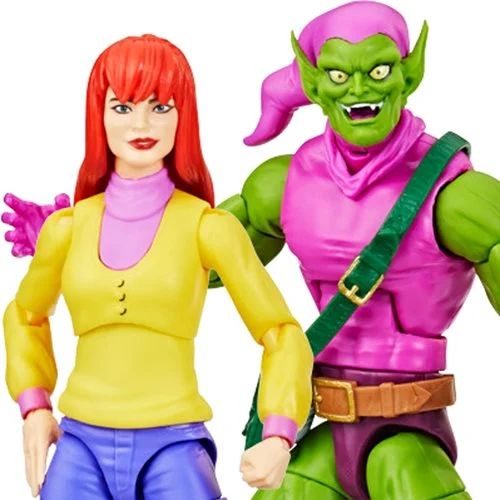 Spider-Man Marvel Legends Mary Jane Watson and Green Goblin 6-Inch Action Figures - Exclusive