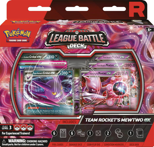 Pokemon TCG: Team Rocket’s Mewtwo ex League Battle Deck