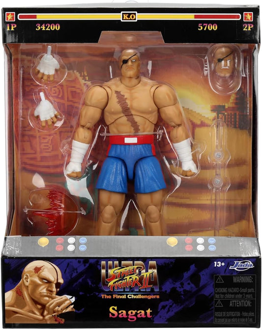 Ultra Street Fighter II Sagat 6-Inch Scale Deluxe Action Figure