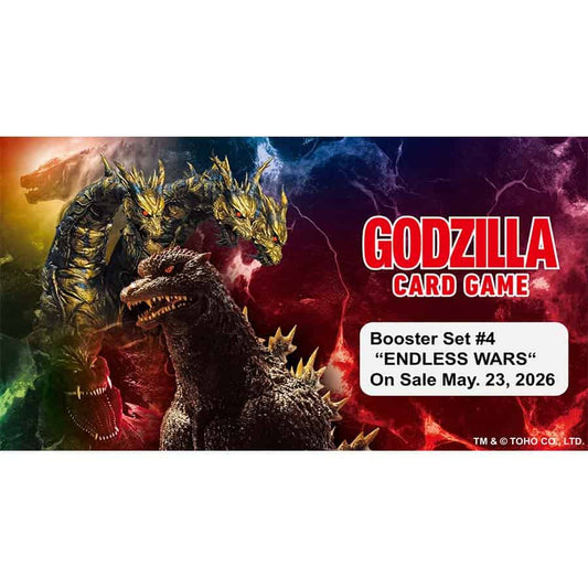 GODZILLA CARD GAME: BOOSTER SET 4: ENDLESS WARS (12CT) BP-04