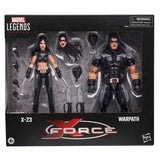 X-Force Marvel Legends Series X-23 & Warpath 6-Inch Scale Action Figures