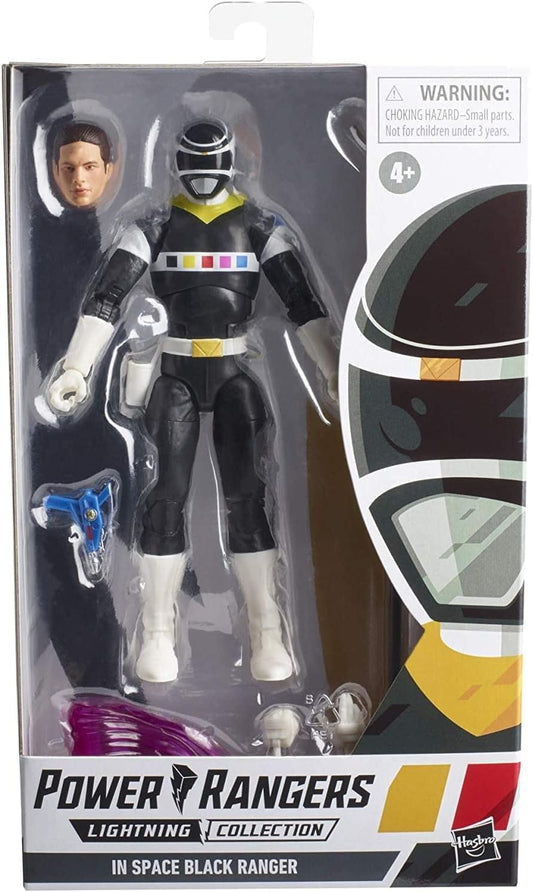 Power Rangers Lightning Collection In Space Black Ranger 6-inch Action Figure