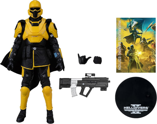 Helldivers II McFarlane Gaming Edition Wave 1 TR-40 Gold Eagle 7-Inch Action Figure