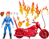 Ghost Rider Marvel Legends Series Johnny Blaze 6-Inch Action Figure with Motorcycle