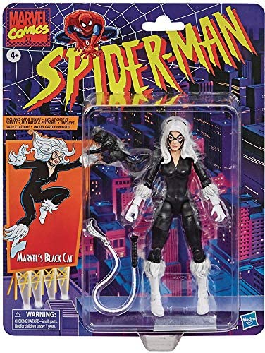 Spider-Man Retro Marvel Legends Black Cat 6-Inch Action Figure - Exclusive