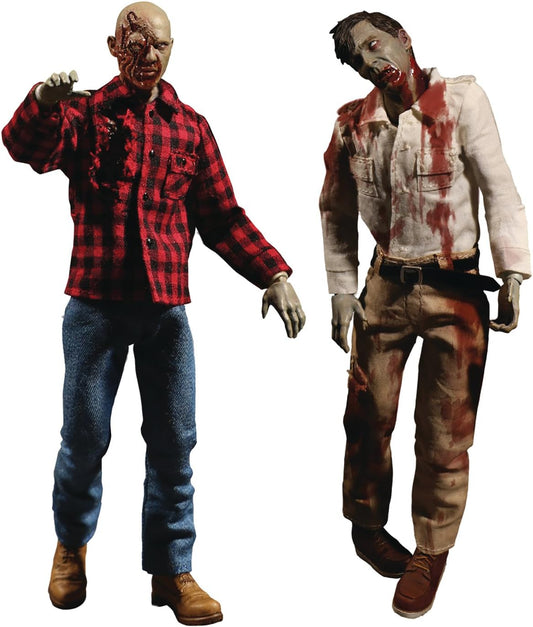 Dawn of the Dead Fly Boy and Plaid Zombie One:12 Collective Boxed Set
