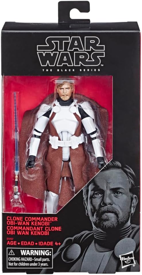 Star Wars The Black Series Clone Commander Obi-Wan Kenobi 6-inch Action Figure