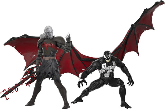 Spider-Man Marvel Legends King in Black Knull and Venom 6-inch Action Figure 2-Pack