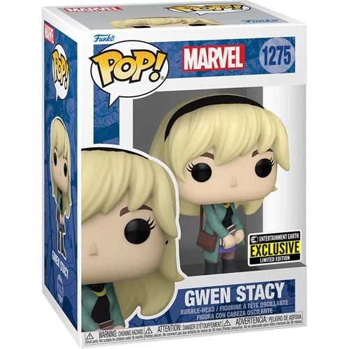 Spider-Man Gwen Stacy Entertainment Earth Exclusive Funko Pop! #1275 -
