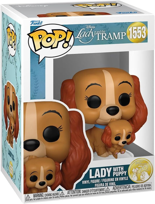 Lady and the Tramp Lady with Puppy Funko Pop! #1553