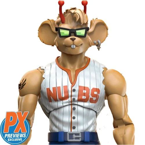 Biker Mice from Mars Sports Bros Home-Run Throttle Action Figure - Previews Exclusive