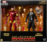 Iron Man Marvel Legends Series Iron Man (Extremis) and Mandarin 6-Inch Action Figures