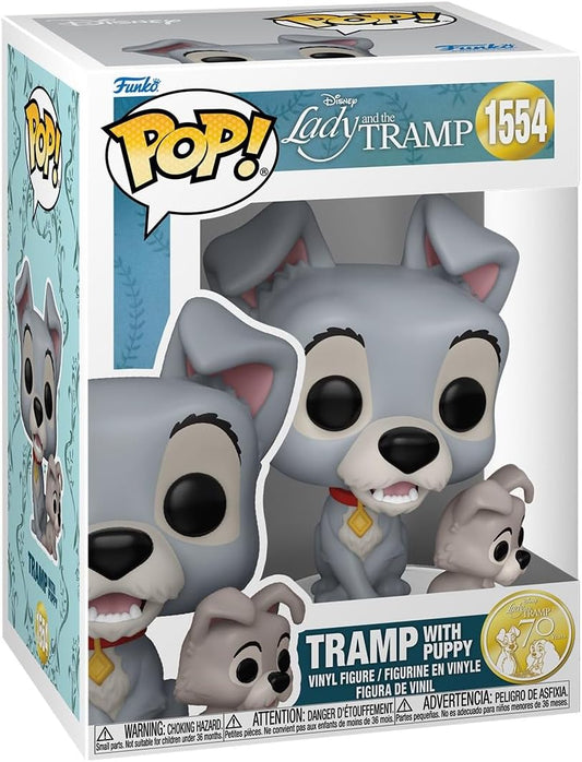 Lady and the Tramp Tramp with Puppy Funko Pop! #1554