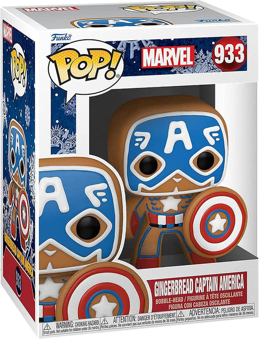 Holiday Ginger Bread Captain America Funko Pop! #933
