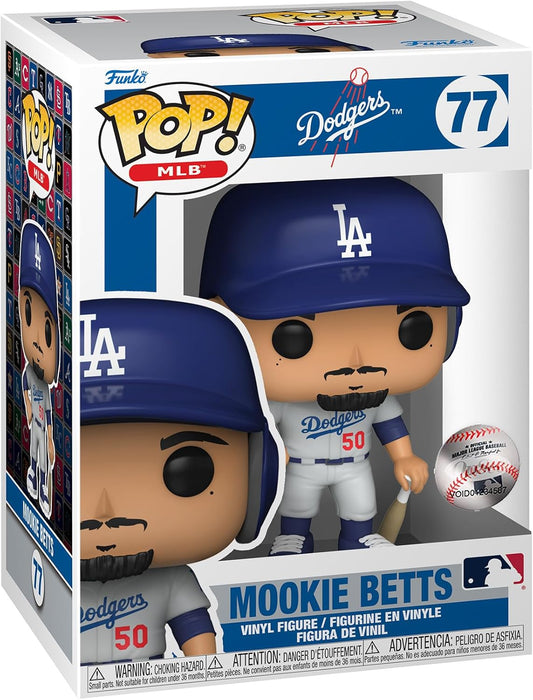 MLB Dodgers Mookie Betts (Home Uniform) Funko Pop! #77