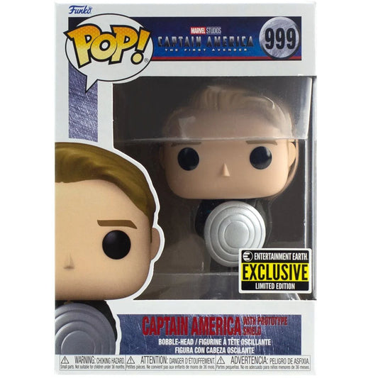 Captain America with Prototype Shield EE Exclusive Funko Pop! #999