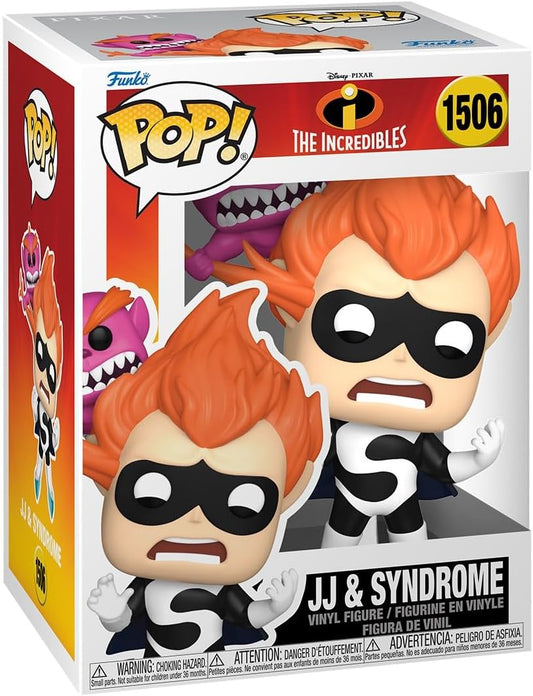 The Incredibles 20th Anniversary JJ & Syndrome Funko Pop! Vinyl Figure #1506