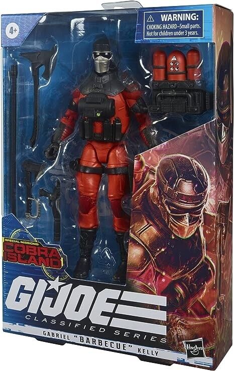 G.I. Joe Classified Series 6-Inch Barbeque Gabriel Kelly Action Figure