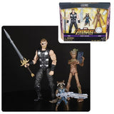 Avengers Infinity War Marvel Legends Thor, Rocket Raccoon, and Groot 6-Inch Action Figures - Toys R Us Exclusive