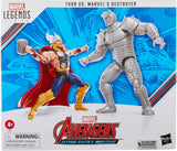 Avengers 60th Anniversary Marvel Legends Thor vs. Marvel's Destroyer 6-Inch Action Figures