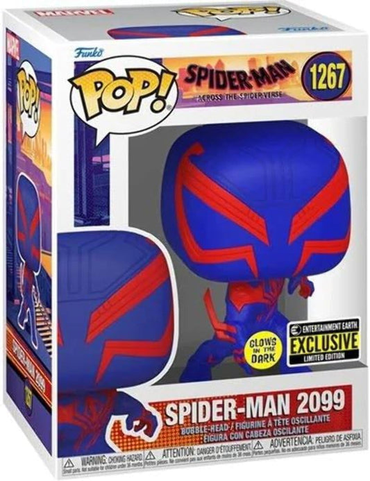 Spider-Man Across the Spider-Verse Spider-Man 2099 Glow-in-the-Dark Funko Pop! #1267