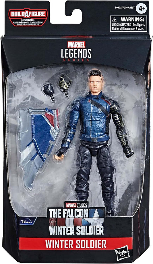 Avengers 2021 Marvel Legends 6-Inch Winter Soldier Action Figure (Captain America Flight Gear BAF)