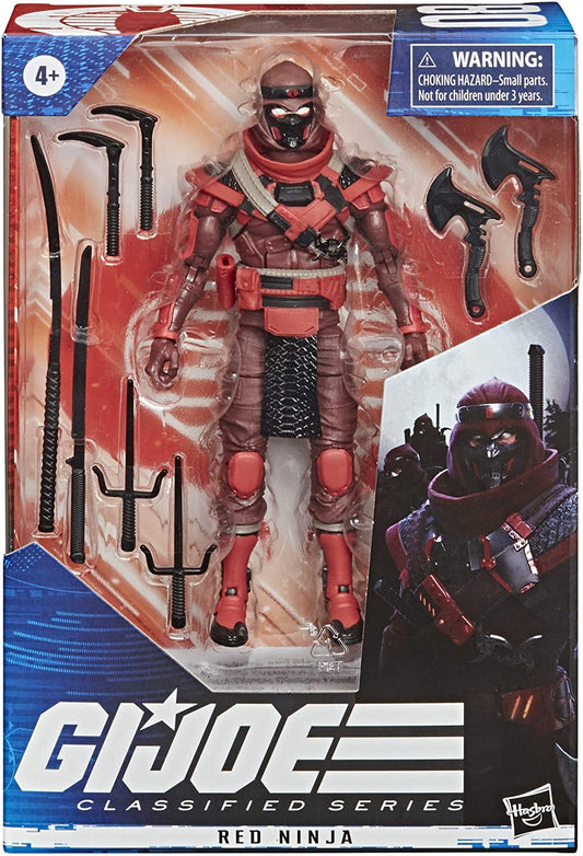 G.I. Joe Classified Series 6-Inch Red Ninja Action Figure
