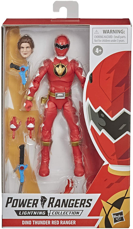 Power Rangers Lightning Collection Dino Thunder Red Ranger 6-Inch Action Figure