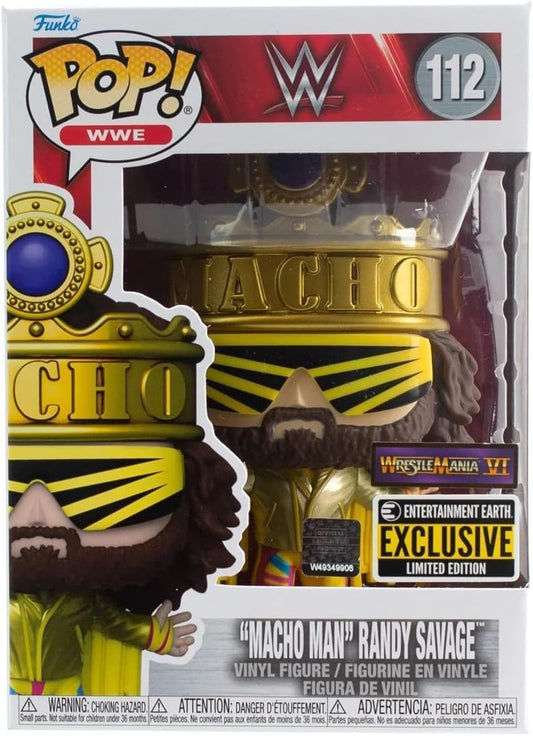 WWE Macho Man Randy Savage Metallic EE Funko Pop! #112