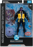 DC McFarlane Collector Edition Wave 11 Mr. Terrific JSOA #38 Red Platinum Edition 7-Inch Scale Action Figure