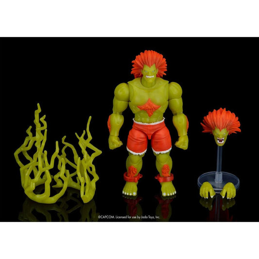 Ultra Street Fighter Ii Blanka Glow-In-The-Dark 6-Inch Scale Action Figure - Entertainment Earth Exclusive
