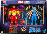 Marvel Legends Series Iron Man vs Spiral 6-Inch Action Figures