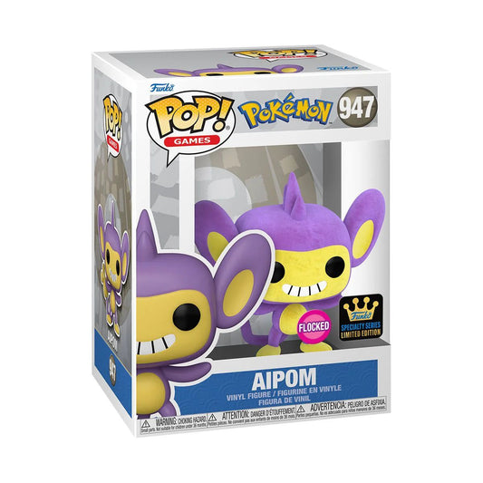 Pokemon Aipom (Flocked) Specialty Series Funko Pop! #947
