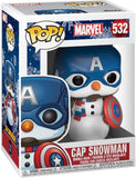 Marvel Holiday Captain America Snowman Funko Pop! #532