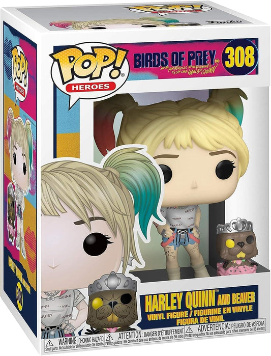 Birds of Prey Harley Quinn with Beaver Funko Pop! #308