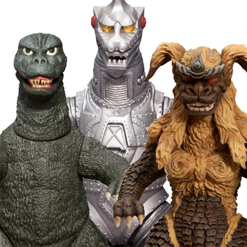 Godzilla vs. Mechagodzilla (1974) 5 Points Three Figure Boxed Set