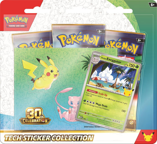 Pokemon 30th Celebration Tech Sticker Collection [Alolan Exeggutor]