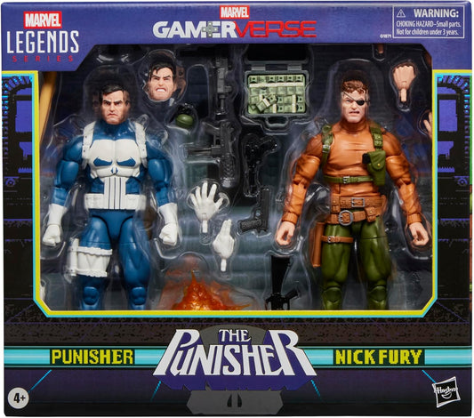 Marvel Legends Gamerverse Punisher and Nick Fury 6-Inch Action Figures