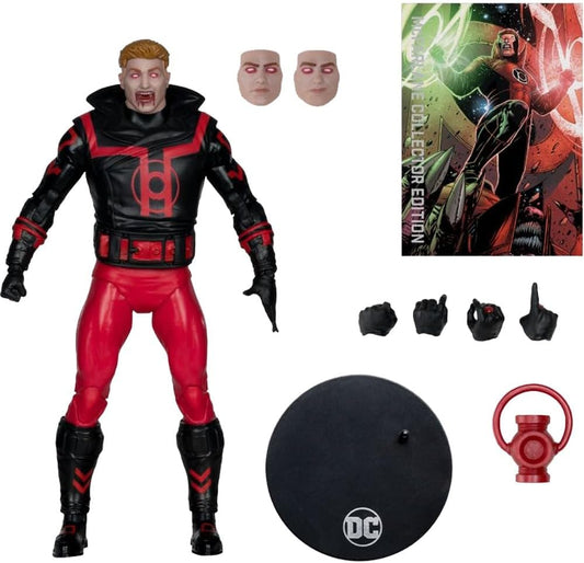 DC McFarlane Collector Edition Wave 11 Guy Gardner Red Lantern #37 Red Platinum Edition 7-Inch Scale Action Figure