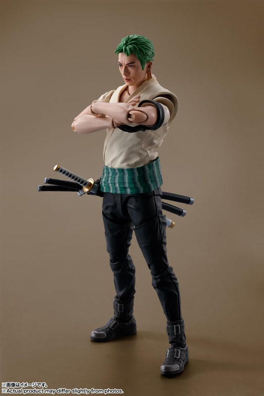 One Piece (A Netflix Series) S.H.Figuarts Roronoa Zoro Action Figure