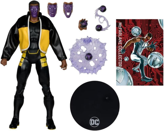 DC McFarlane Collector Edition Wave 11 Mr. Terrific JSOA #38 Red Platinum Edition 7-Inch Scale Action Figure