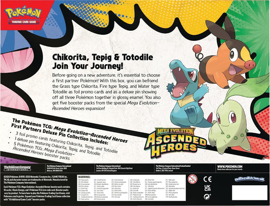 Pokemon TCG: Mega Evolution Ascended Heroes Deluxe Pin Collection