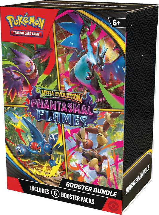 Pokemon TCG: Mega Evolution—Phantasmal Flames Booster Bundle
