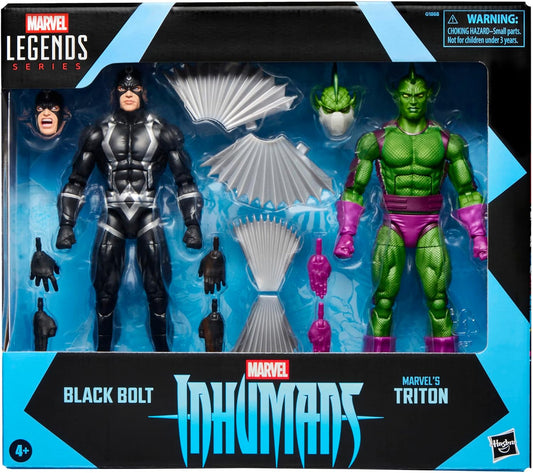 Inhumans Marvel Legends Black Bolt & Marvel’s Triton 6-Inch Action Figures 2-Pack