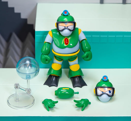 Jada Mega Man Bubble Man Deluxe 1:12 Scale Action Figure