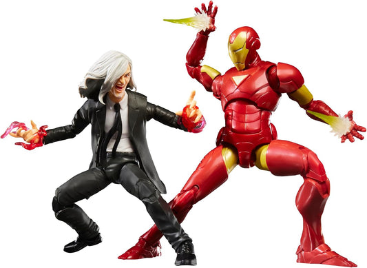 Iron Man Marvel Legends Series Iron Man (Extremis) and Mandarin 6-Inch Action Figures