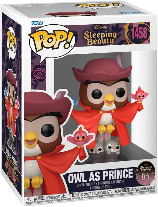 Sleeping Beauty 65th Anniversary Owl as Prince Funko Pop! #1458