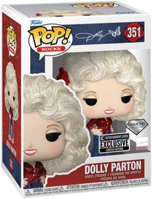 Dolly Parton '77 Tour Diamond Glitter EE Funko Pop! #351